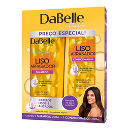 Kit Shampoo + Condicionador Dabelle Hair Liso Arrasador 1 Unidade