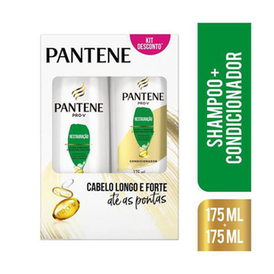 Kit Shampoo + Condicionador Pantene Restauração 175Ml