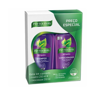 Imagem do produto Kit Shampoo E Condicionador Phytoervas Antiqueda 250Ml Cada
