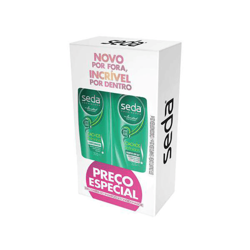 Imagem do produto Kit Shampoo E Condicionador Seda Cachos Definidos 325Ml