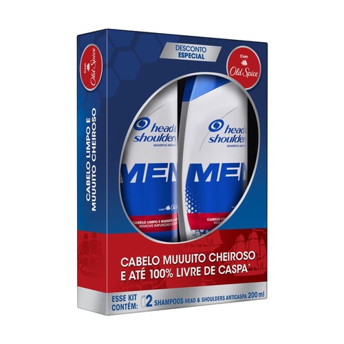 Imagem do produto Kit Shampoo Head & Shoulders Men Old Spice 200Ml+200Ml 1 Unidade