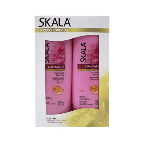 Kit Skala Shampoo 350Ml E Condicionador 350Ml Ceramidas