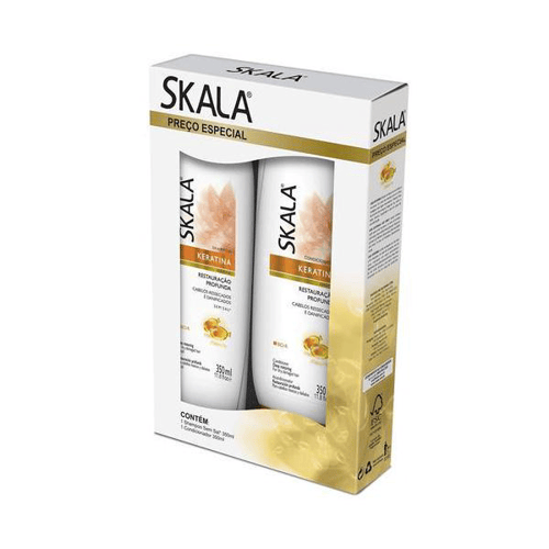 Kit Skala Shampoo E Condicionador Keratina 350Ml Cada