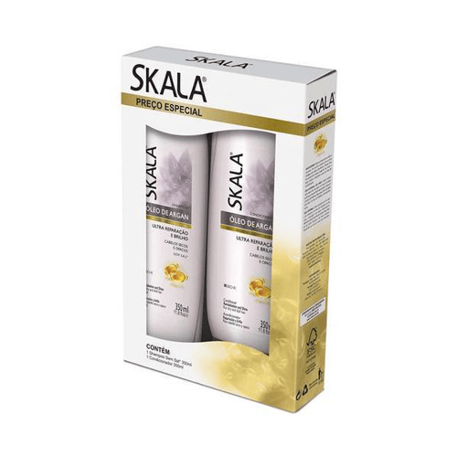 Kit Skala Shampoo E Condicionador Óleo De Argan 350Ml Cada