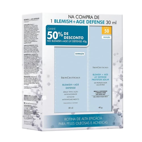 Imagem do produto Kit Skinceuticals Sérum Blemish 30Ml + Blemish Age Defense 40G