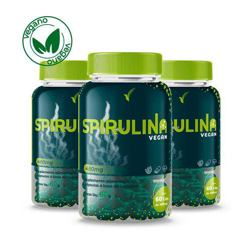 Imagem do produto Kit Spirulina: 90 Dias 180 Cápsulas + Ebook