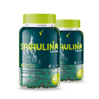 Imagem do produto Kit Spirulina Premium Vegana 60 Dias 120 Cápsulas Eleve Eleve Life