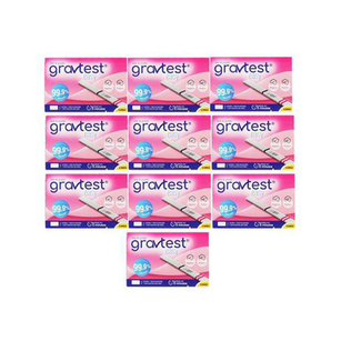 Imagem do produto Kit Teste De Gravidez Grav Test Easy 10 Unidades Cimed
