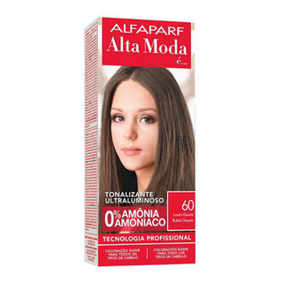 Kit Tonalizante Capilar Alta Moda 60 Louro Escuro Alfaparf