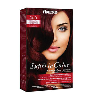 Imagem do produto Kit Tonalizante Supéria Color Amend Vermelho Borgonha 466
