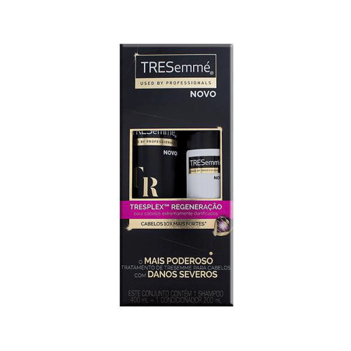 Imagem do produto Kit Tresemmé Shampoo Tresplex Com 400Ml + Condicionador 200Ml 1 Unidade
