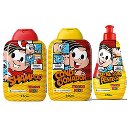 Imagem do produto Kit Turma Monica Kids Finos Delicados Sh Cond Cr Cia. Da Natureza