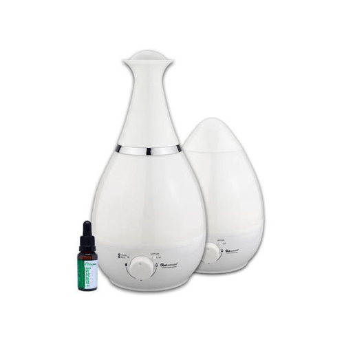 Imagem do produto Kit Umidificador Ultrassônico Branco + Essência De Menta Medlevensohn