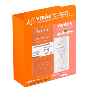 Imagem do produto Kit Verão Avène Mat Perfect Fluido Com Cor Fps60 + Água Termal 1 Unidade