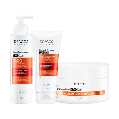 Imagem do produto Kit Vichy Dercos Kerasolutions Sh300ml+Cond200ml+Másc200ml