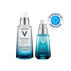 Imagem do produto Kit Vichy Mineral 89 Fortalecedor Facial Diário Com Ácido Hialurônico 50Ml + Fortalecedor Concentrado Para Área Dos Olhos Com Ácido Hialurônico 15Ml