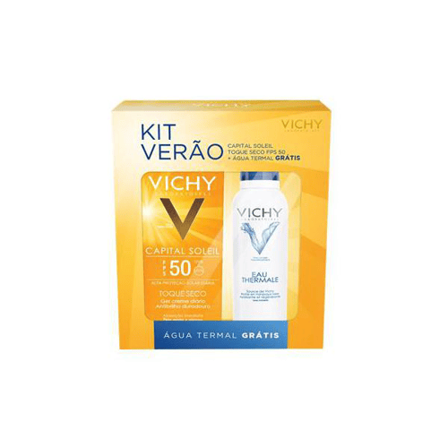Imagem do produto Kit Vichy Protetor Solar Capital Soleil Fps 50 E Água Thermal 50G E 50Ml