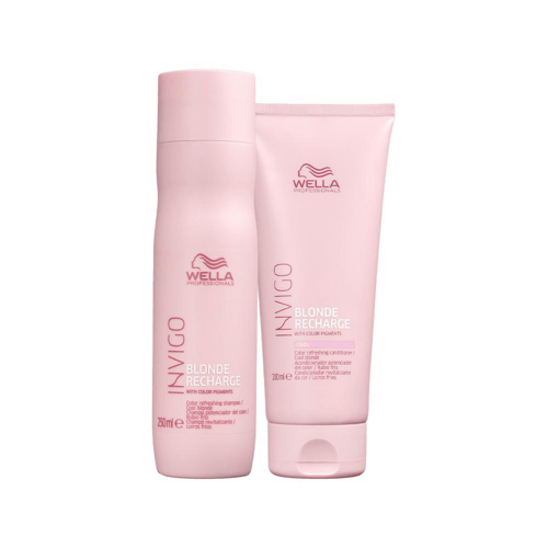 Kit Wella Invigo Blonde Recharge Shampoo E Condicionador Wella Professionals