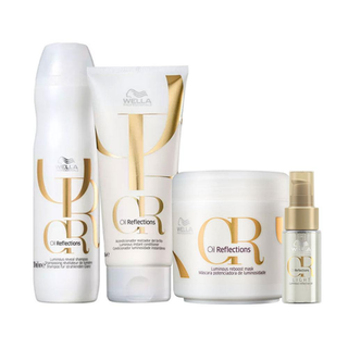 Imagem do produto Kit Wella Oil Reflections Shampoo E Condicionador E Máscara E Óleo Light Wella Professionals