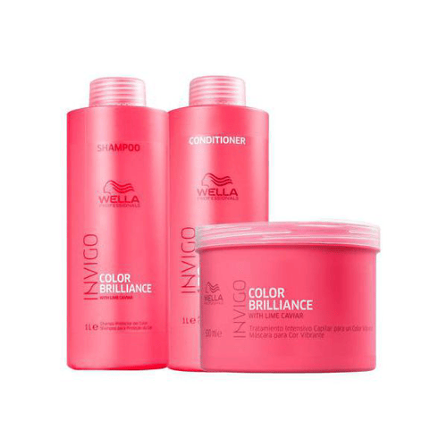 Imagem do produto Kit Wella Professionals Invigo Color Brilliance Profissional Shampoo E Condicionador E Máscara