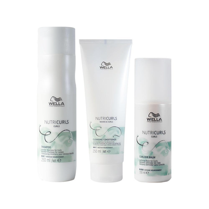Imagem do produto Kit Wella Professionals Nutricurls Shampoo E Condicionador Cowash E Leavein