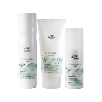 Imagem do produto Kit Wella Professionals Nutricurls Shampoo E Condicionador E Leavein