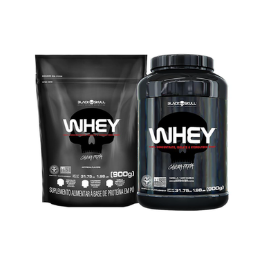 Imagem do produto Kit Whey 2X Black Skull