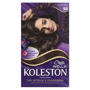 Imagem do produto Koleston 50 Castanho Claro Tratamento Tubo Dourado