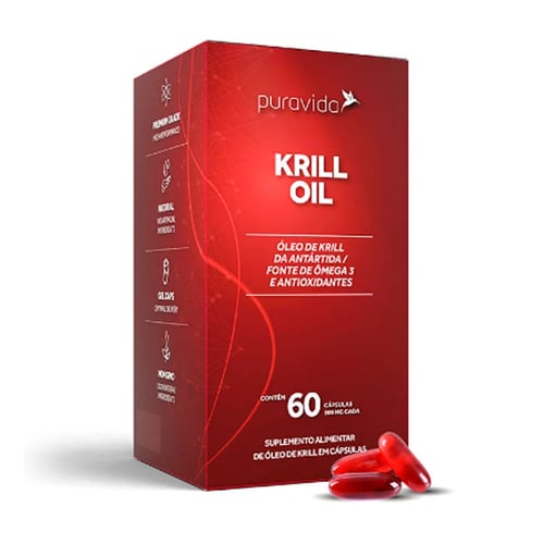 Imagem do produto Krill Oil Pura Vida 60 Cápsulas