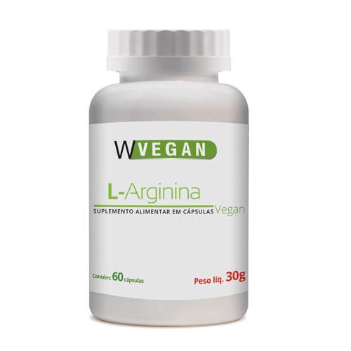Imagem do produto L Arginina 500Mg 60 Cápsulas Wvegan