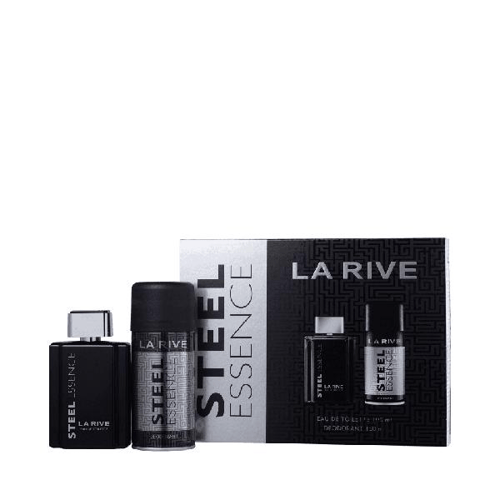 La Rive Kit Steel Essence Masculino Eau De Toilette 100Ml + Desodorante 150Ml