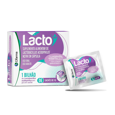 Imagem do produto Lacto 6 Sachês De 1G 6 Sachês De 1G
