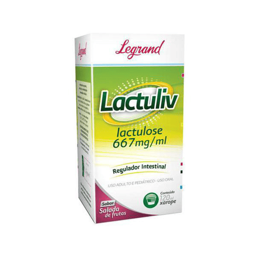 Lactuliv - 667 Mg Xarope Frasco 120 Ml Sabor Sal. Frutas