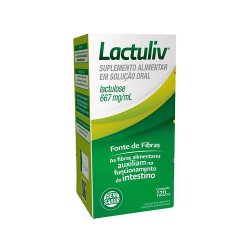 Imagem do produto Lactuliv Xarope Sem Sabor Com 120Ml