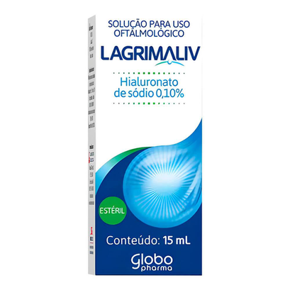 Imagem do produto Lagrimaliv Hialuronato De Sódio 0,10% Solução Oftalmológico Com 15Ml