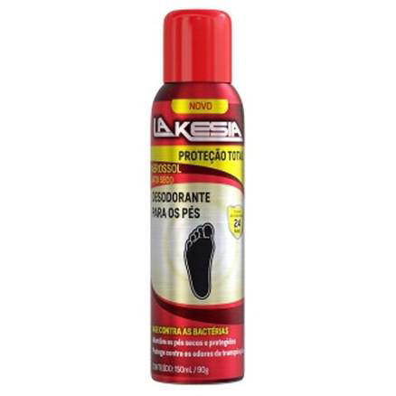 Lakesia Proteção Total Desodorante Para Os Pés Jato Seco Aerosol 150Ml