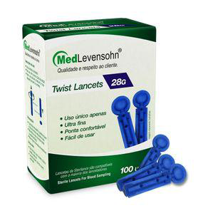 Imagem do produto Lancetas Simples Medlevensohn Ml03 28G Com 100