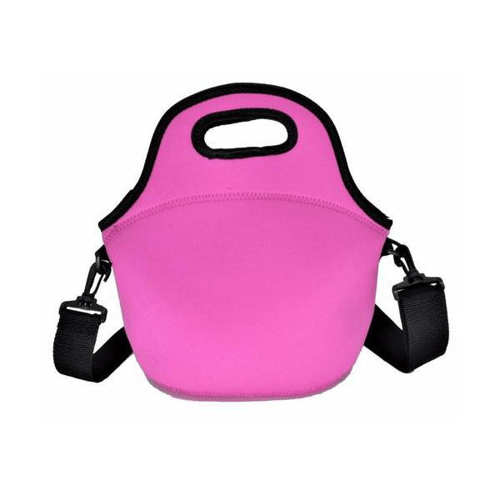 Lancheiras Bolsas Térmicas Marmita Fitness Neoprene Lisos Rosa