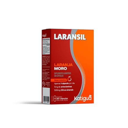 Imagem do produto Laransil Laranja Moro 60 Cápsulas Katiguá