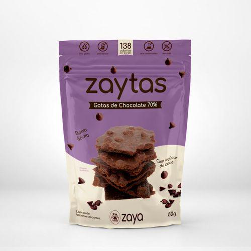 Imagem do produto Lascas De Brownie Chocolote Zaya 80G Panvel Farmácias