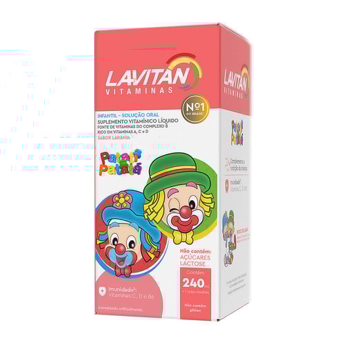 Imagem do produto Lavitan Infantil Solução Oral Sabor Laranja Com 240Ml