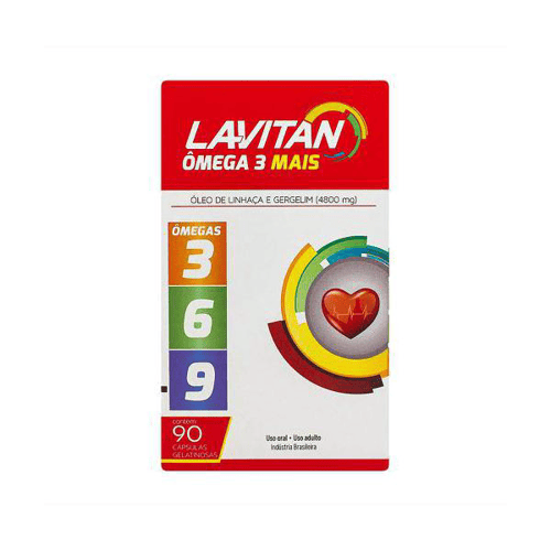 Lavitan Omega Mais Com 90 Comprimidos