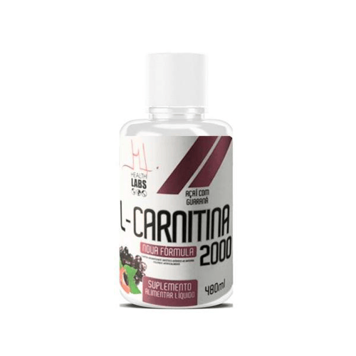 Lcarnitina 2000 Health Labs Sabor Açaí Com Guaraná 480Ml