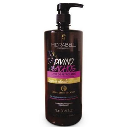 Leave In Creme De Pentear Hidrabell Divino Cachos Crespos E Crespíssimos 1L.