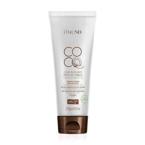 Imagem do produto Leavein Selante Protetor Térmico Côco Amend - 250 G