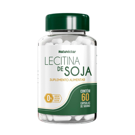Imagem do produto Lecitina De Soja 500Mg 60 Cápsulas Natunectar