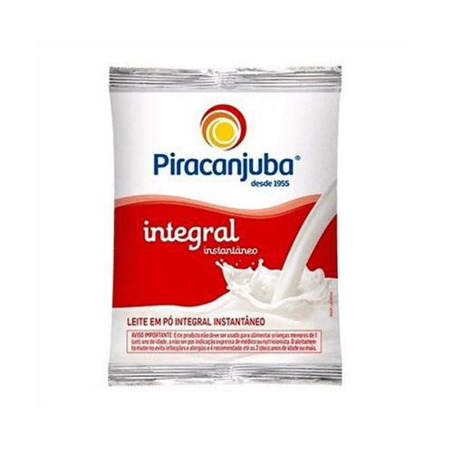 Leite Em Pó Integral Instantneo Piracanjuba Sachê 400G