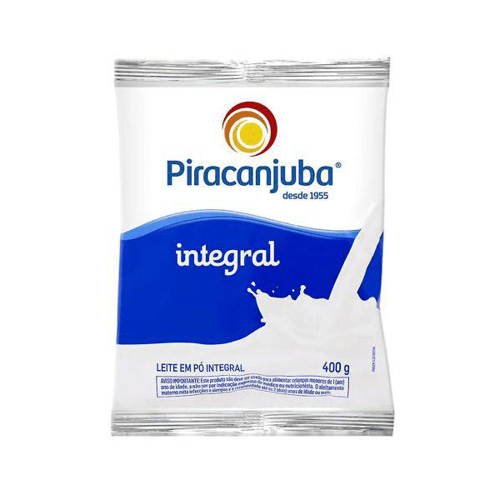 Leite Em Pó Integral Piracanjuba Sachê 400G