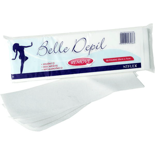 Lenço Depilatório Belle Depil 100Un 3537 Corpo Depil Bella