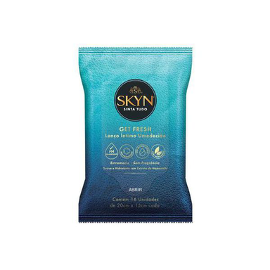 Imagem do produto Lenço Íntimo Umedecido Skyn Get Fresh 16 Unidades